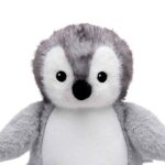 Pingi pinguïn knuffel van Cubbies met grijs wit lichaam zachte vacht en vriendelijk baby ontwerp