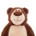 Cubbyford teddybeer van Cubbies met bruin en wit lichaam zachte vacht en vriendelijke uitstraling