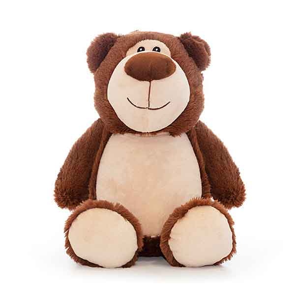 Cubbyford teddybeer van Cubbies met bruin en wit lichaam zachte vacht en vriendelijke uitstraling
