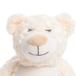 Crèmewitte Guardian Bear knuffel van Cubbies met zachte vacht grote vleugels en gesloten ogen