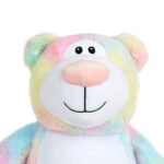 Pastelkleurige Cubbyford knuffel van Cubbies met zachte vacht vriendelijke ogen en ronde vormen