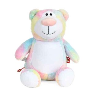 Pastelkleurige Cubbyford knuffel van Cubbies met zachte vacht vriendelijke ogen en ronde vormen