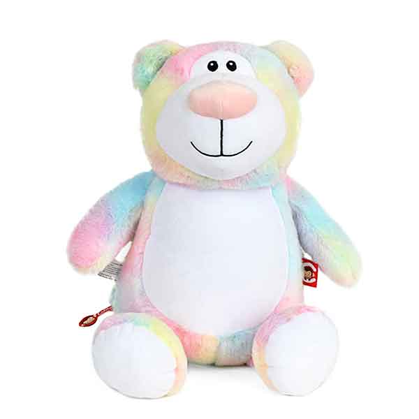 Pastelkleurige Cubbyford knuffel van Cubbies met zachte vacht vriendelijke ogen en ronde vormen