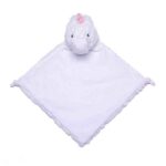 Unicorn Blankie Starflower van Cubbies met witte eenhoorn en zacht babyveiligheidsdoekje