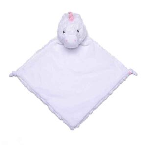 Unicorn Blankie Starflower van Cubbies met witte eenhoorn en zacht babyveiligheidsdoekje