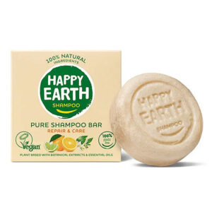 Happy Earth shampoo bar repair and care met natuurlijke oliën