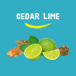 Happy Earth shower bar cedar lime met natuurlijke oliën