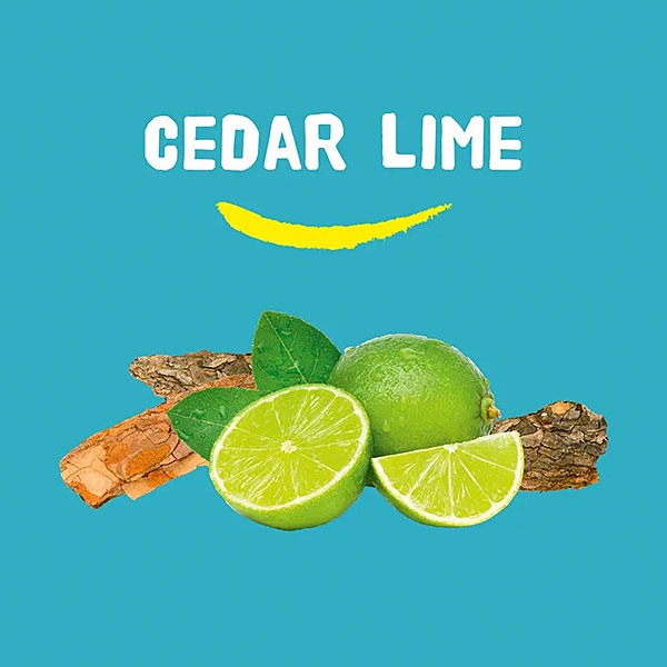 Happy Earth shower bar cedar lime met natuurlijke oliën