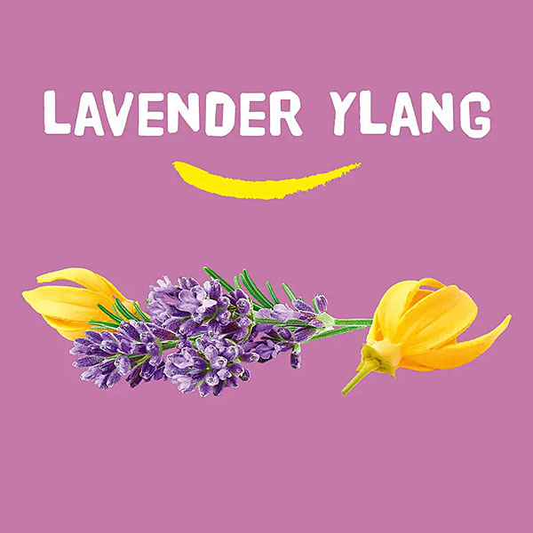 Happy Earth shower bar lavender ylang met natuurlijke oliƫn