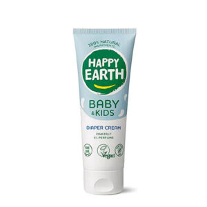 Happy Earth Baby Kids diaper cream in suikerriet tube 100 procent natuurlijk en parfumvrij
