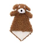 Luvie Dreuzel Buggle van Cubbies is een zachte babyveiligheidsdeken met hondje. Handgemaakt, wasbaar en veilig voor baby’s.