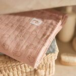 Hydrofiele multidoeken Miffy Silhouettes sea green van Jollein set van twee in formaat 115 x 115 cm