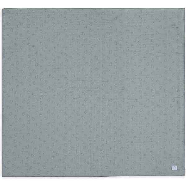 Hydrofiele multidoeken Miffy Silhouettes sea green van Jollein set van twee in formaat 115 x 115 cm