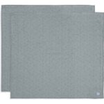 Hydrofiele multidoeken Miffy Silhouettes sea green van Jollein set van twee in formaat 115 x 115 cm