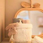 Hydrofiele multidoeken Miffy Silhouettes sea green van Jollein set van drie doeken 70 x 70 cm