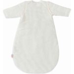 Baby winterslaapzak rib met afritsbare mouwen 60 cm geschikt voor 0 tot 3 maanden