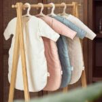 Baby winterslaapzak rib met afritsbare mouwen 60 cm geschikt voor 0 tot 3 maanden