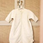 Baby winterslaapzak rib met afritsbare mouwen 60 cm geschikt voor 0 tot 3 maanden