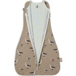 Jollein cocoon slaapzak Goose Biscuit met gansjesprint voor pasgeboren baby’s