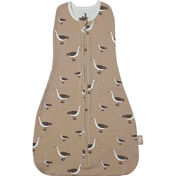 Jollein cocoon slaapzak Goose Biscuit met gansjesprint voor pasgeboren baby’s