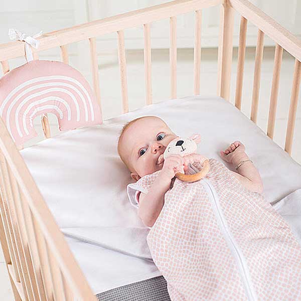 ersey katoenen slaapzak Snake Pale Pink van Jollein maat 110