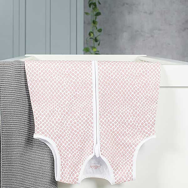 ersey katoenen slaapzak Snake Pale Pink van Jollein maat 110