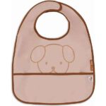 Waterproof slabben set Miffy Peekaboo wild rose van Jollein met twee slabben en opvangbakje