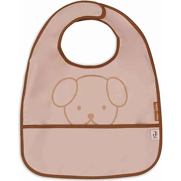 Waterproof slabben set Miffy Peekaboo wild rose van Jollein met twee slabben en opvangbakje