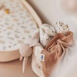 Hydrofiele washandjes Wild Flowers van Jollein met droogbloemen print geleverd als set van drie stuks