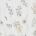 Hydrofiele washandjes Wild Flowers van Jollein met droogbloemen print geleverd als set van drie stuks