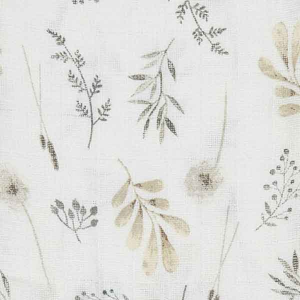 Hydrofiele washandjes Wild Flowers van Jollein met droogbloemen print geleverd als set van drie stuks