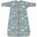 Jollein babyslaapzak Roarsome met dinosaurus print en afritsbare mouwen