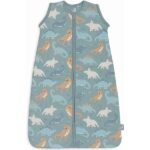 Jollein babyslaapzak Roarsome met dinosaurus print en afritsbare mouwen