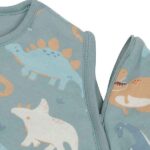 Jollein babyslaapzak Roarsome met dinosaurus print en afritsbare mouwen