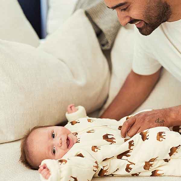 Jollein winterslaapzak Savannah 90 cm met afritsbare mouwen en olifantenprint