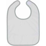 Jollein x Nijntje waterproof slabben Peekaboo sea green set van twee met opvangbakje