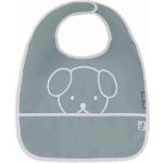 Jollein x Nijntje waterproof slabben Peekaboo sea green set van twee met opvangbakje