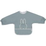 Jollein x Nijntje waterproof slab met mouwen Peekaboo sea green met opvangbakje