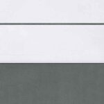 Wit ledikantlaken Velvet storm van Jollein met grijs dekentje in het ledikant