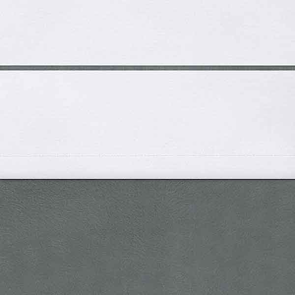 Wit ledikantlaken Velvet storm van Jollein met grijs dekentje in het ledikant