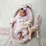 Baby pyjama Daddy’s girl van Little Adventure in roze kleur met lange mouwen en zachte comfortabele stof