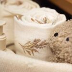 Hydrofiele multidoeken Riverside van Jollein 70 x 70 cm set van drie met eendjes en konijntjes print