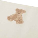 Hydrofiele multidoeken Teddy Bear van Jollein 70 x 70 cm set van drie met ivory ondergrond en beertjes print