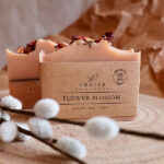 Handgemaakte Choice Flower Blossom zeep met bloemen en roze tinten