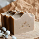 Handgemaakte Choice Orange and Patchouli zeep in kraft wikkel