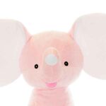 Roze Pink Dumble olifant knuffel van Cubbies met grote oren slurf en zachte uitstraling