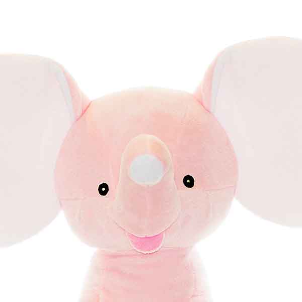 Roze Pink Dumble olifant knuffel van Cubbies met grote oren slurf en zachte uitstraling