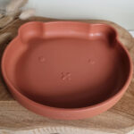 Siliconen babybordje met zuignap in beervorm van Rammelaartje