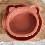 Siliconen babybordje met zuignap in beervorm van Rammelaartje