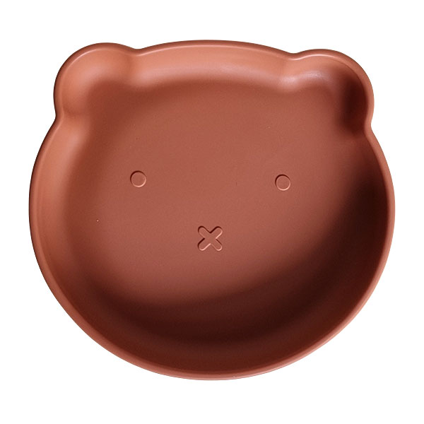 Siliconen babybordje met zuignap in beervorm van Rammelaartje